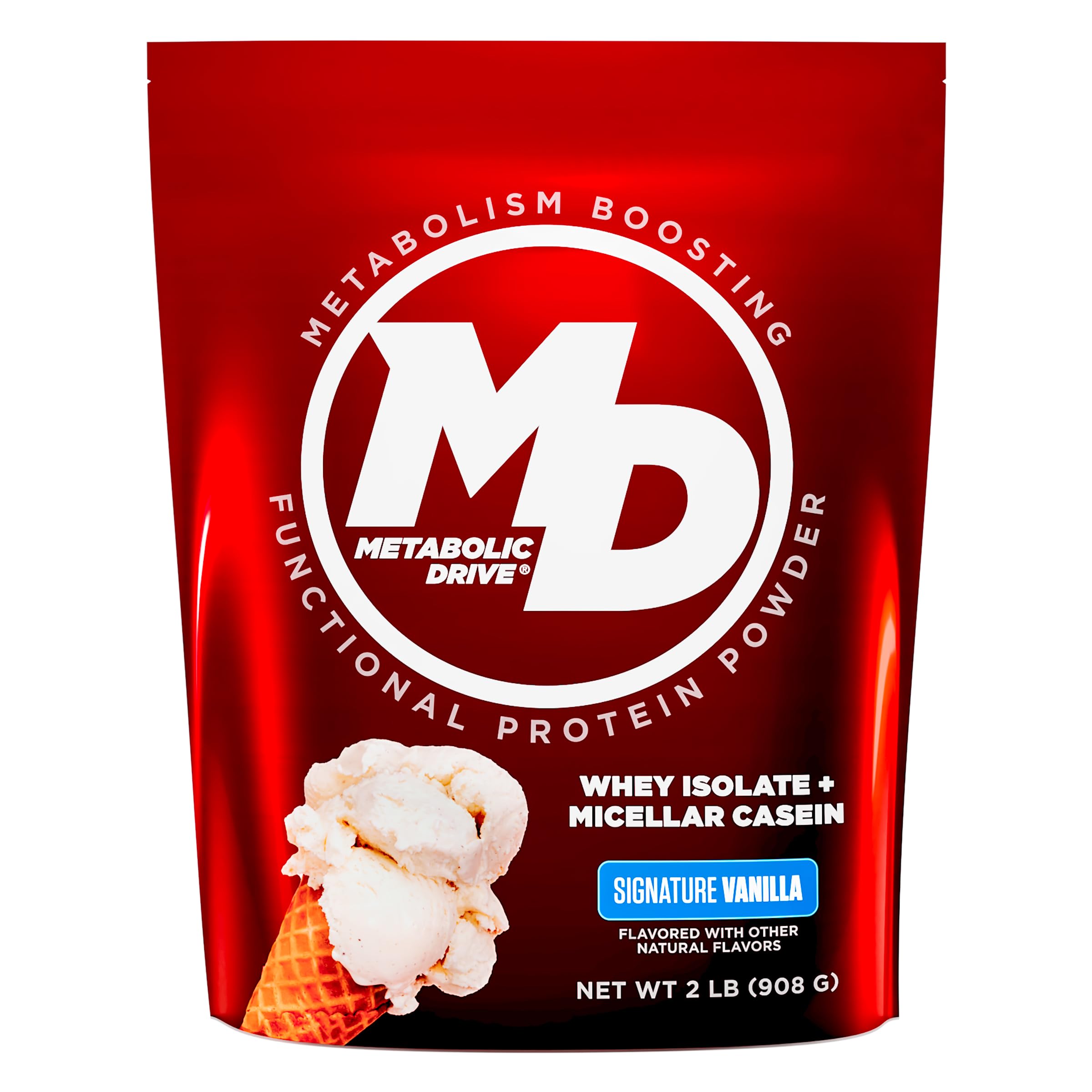 Biotest Metabolic Drive Protein vanilla bottle showing premium packaging and design for post-workout use