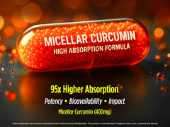 Biotest Micellar Curcumin label close-up highlighting 400 mg