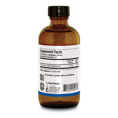 Biotics Research Aqueous Zinc label close-up highlighting product details