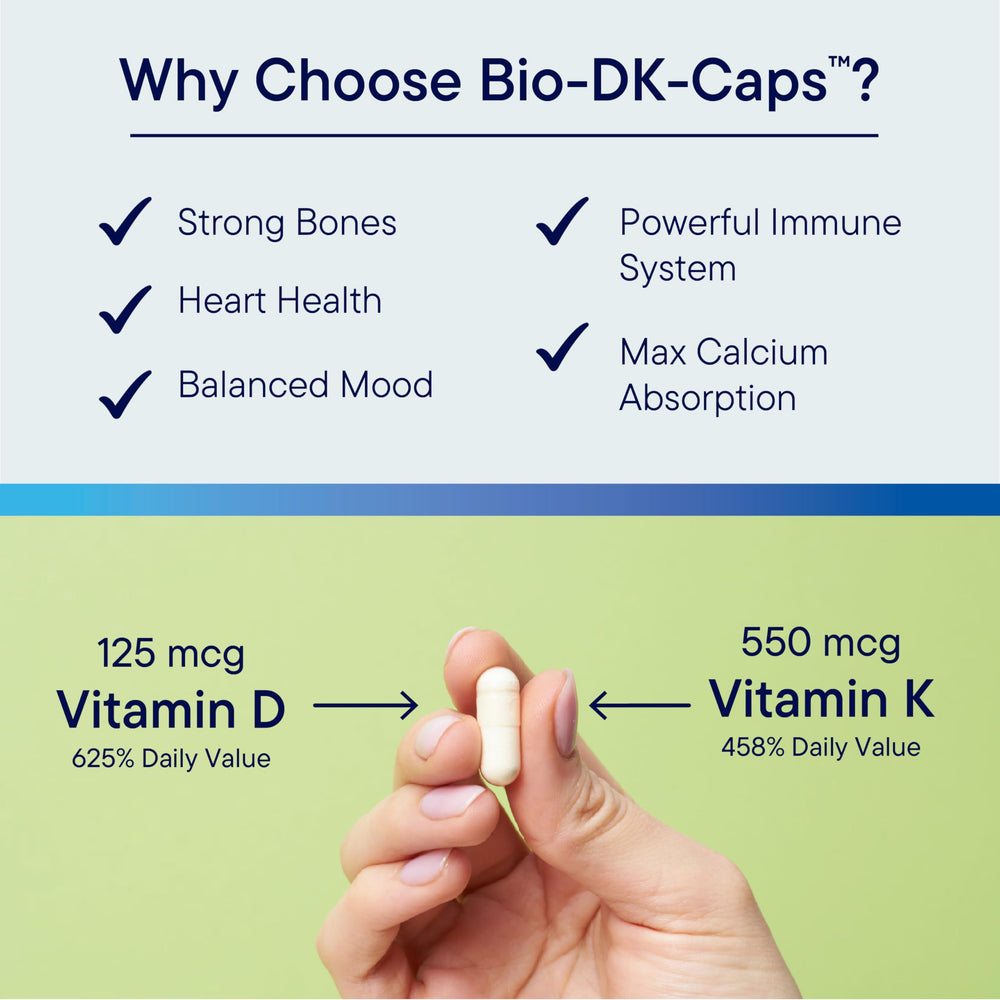 BIOTICS RESEARCH Bio-DK Caps emulsified formula visual suggesting enhanced nutrient absorption