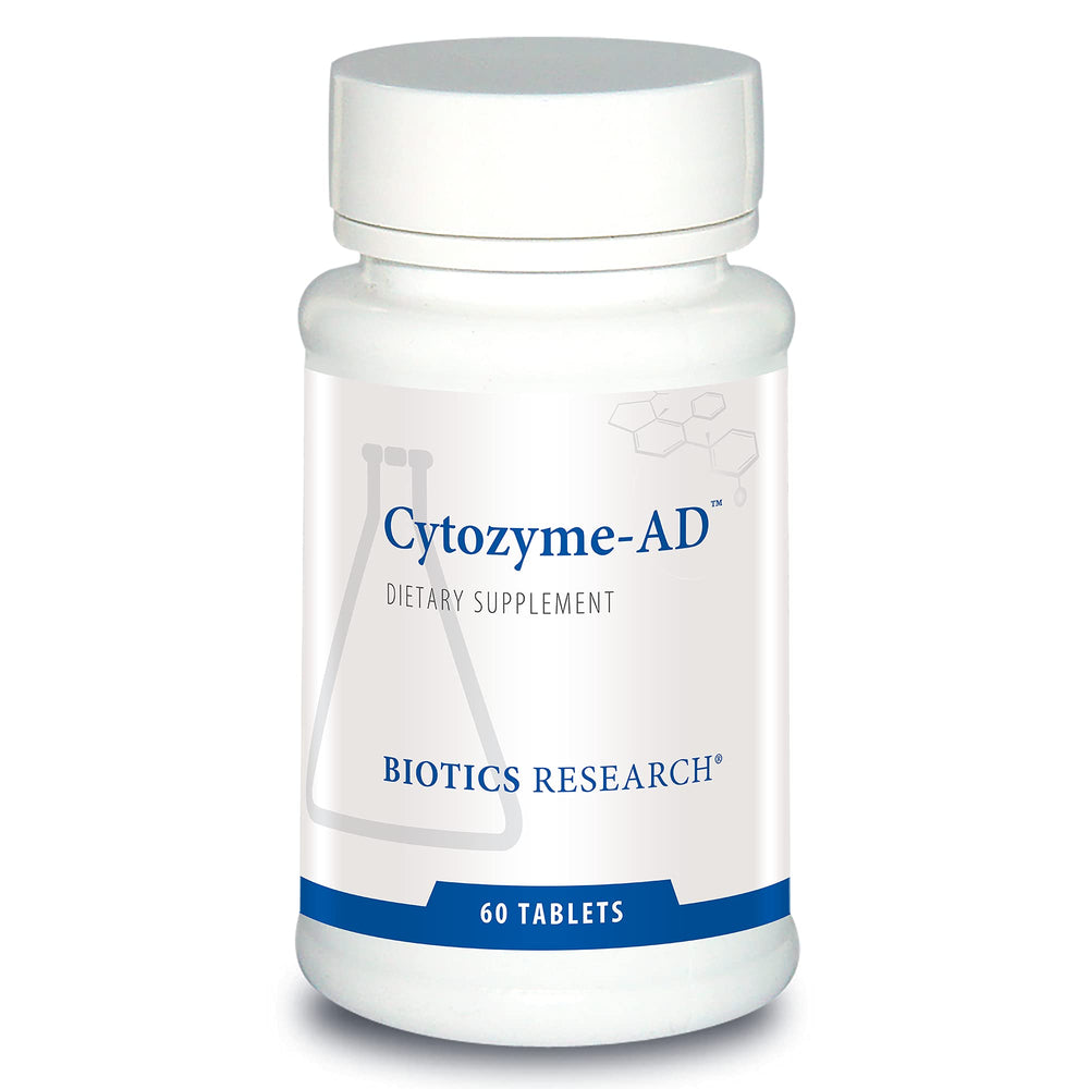 Biotics Research Cytozyme-AD bottle front highlighting energy support.