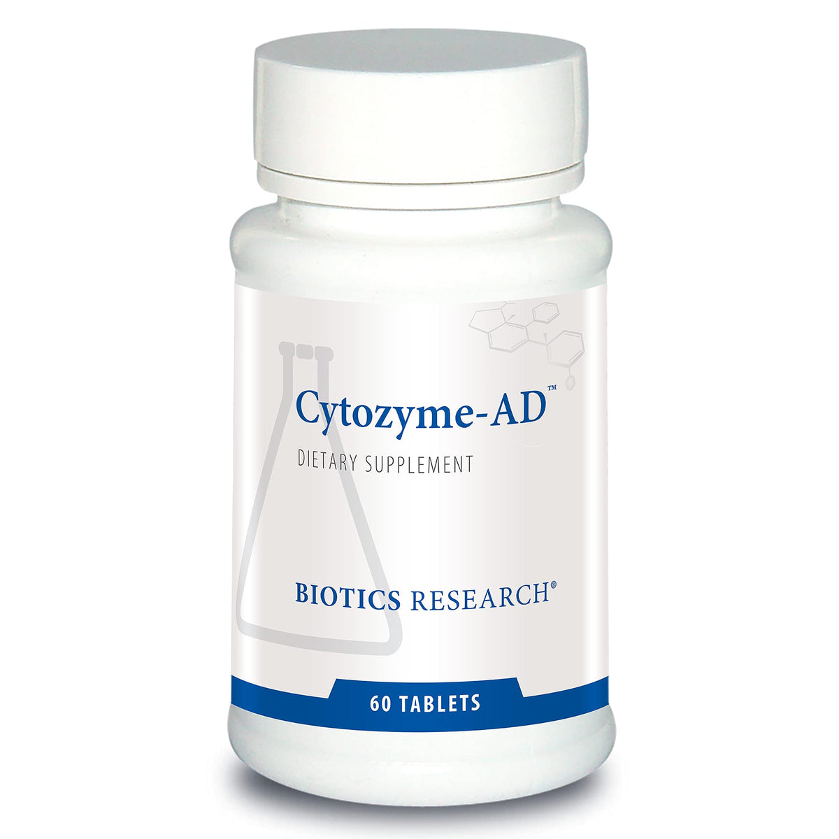 Biotics Research Cytozyme-AD bottle front highlighting energy support.