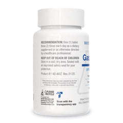 Supplement scene with Gastrazyme on a tray conveys daily gut support