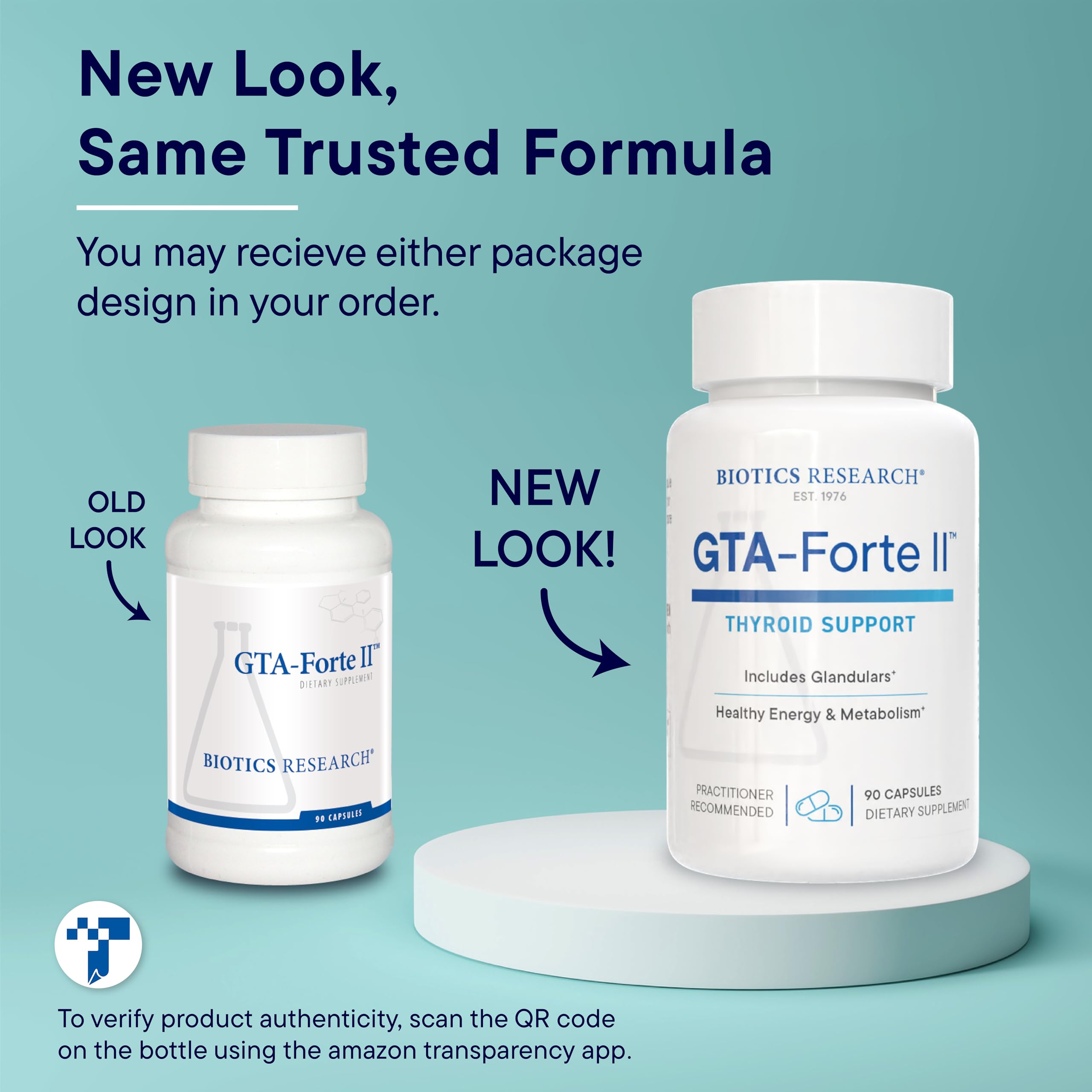 Biotics Research GTA Forte II porcine glandular component image