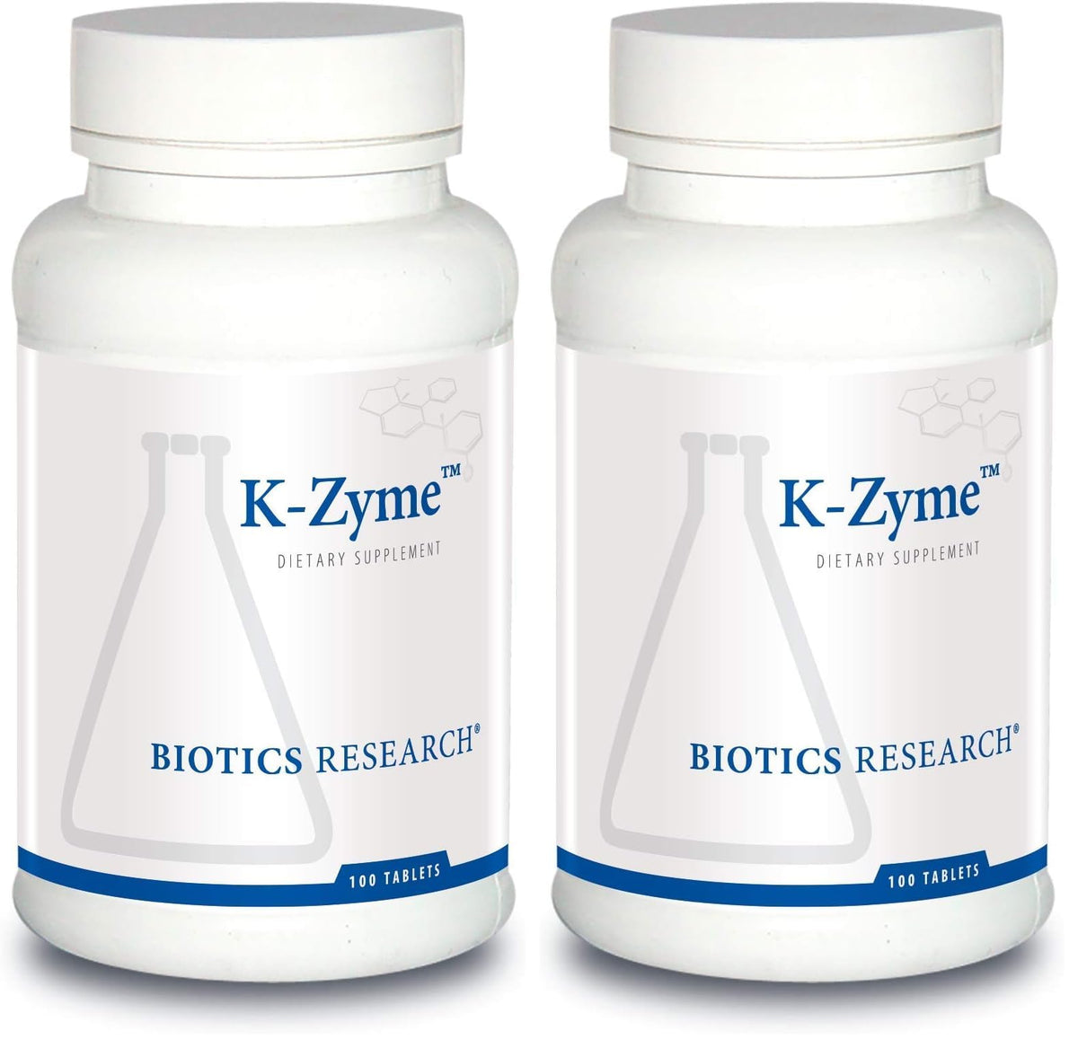 Biotics Research K Zyme potassium bottle showing electrolyte support for daily activity