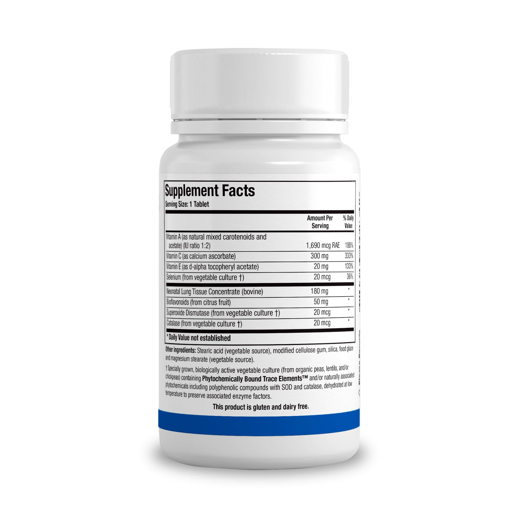 Biotics Research Pneuma-Zyme capsules close-up highlights antioxidant support potential for cells.