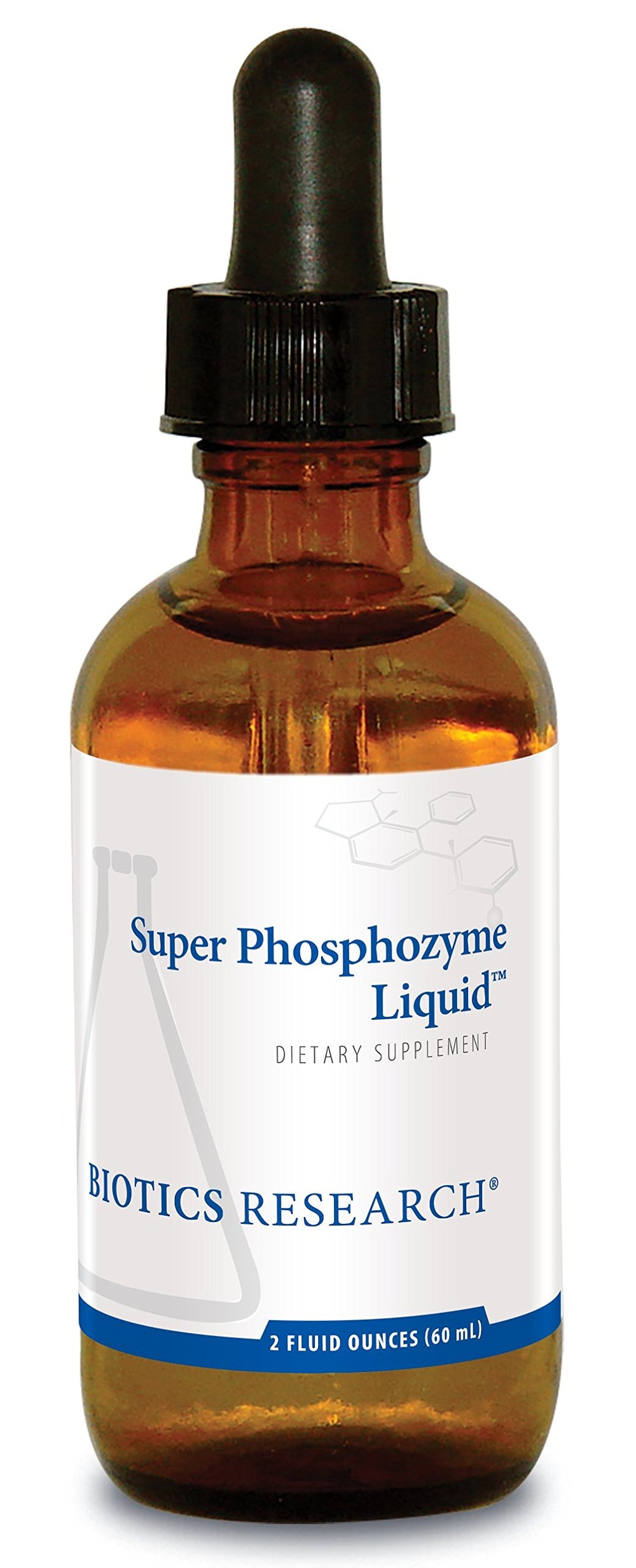 Biotics Research Super Phosphozyme Liquid pour for easy, measured dosing.