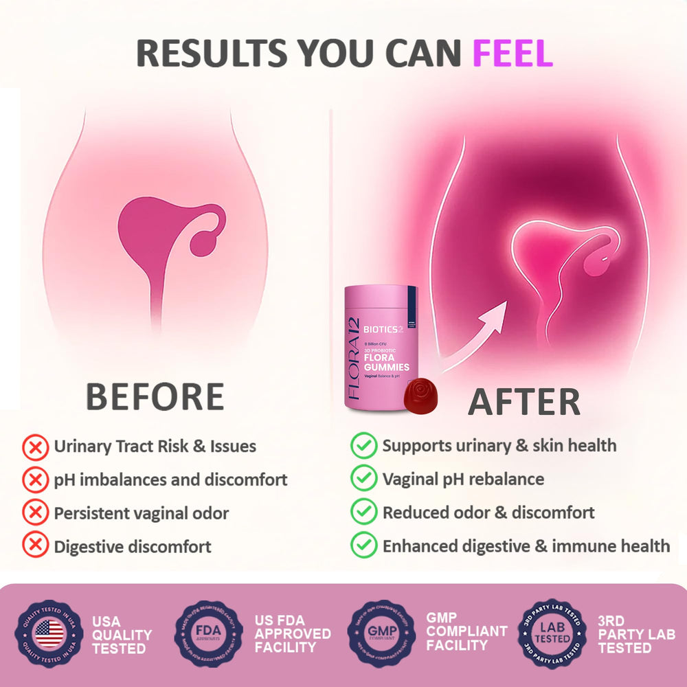 Biotics2 Flora12 vegan sugar-free label underlines clean ingredient choice