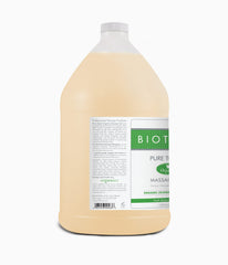 Biotone Pure Touch Gel satin glide for massage sessions.