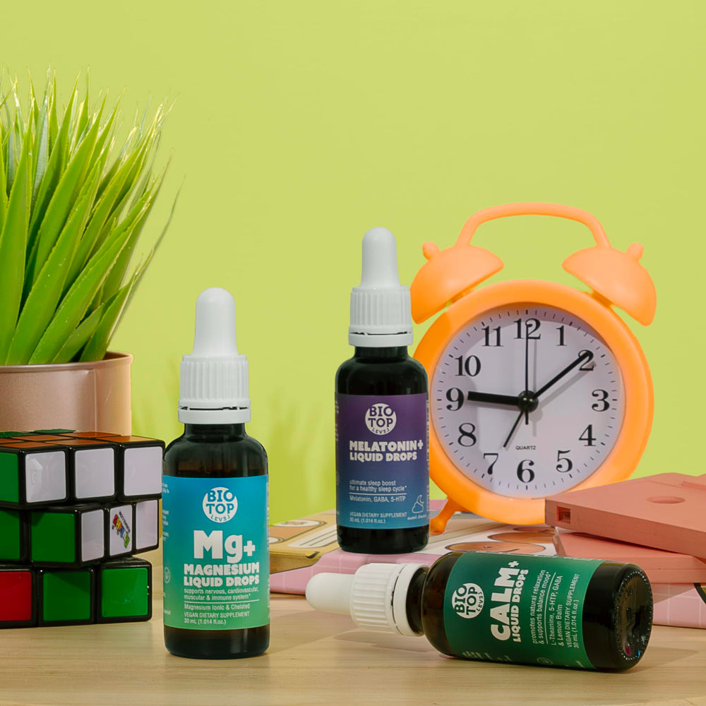 BIOTOPLEVEL bottle indicates a 30-day supply for easy planning.