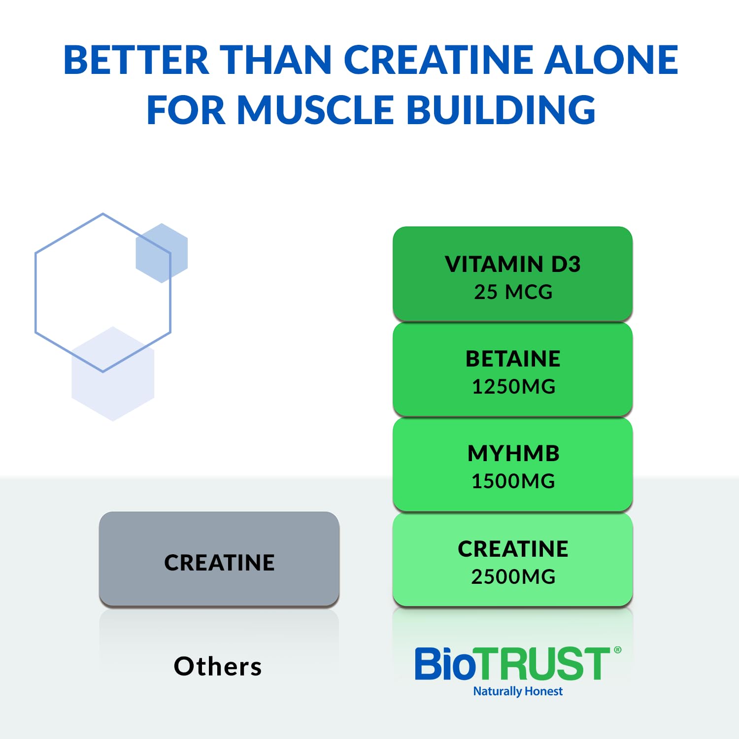 BioTrust Ageless Muscle label highlights ingredients for lean muscle support.
