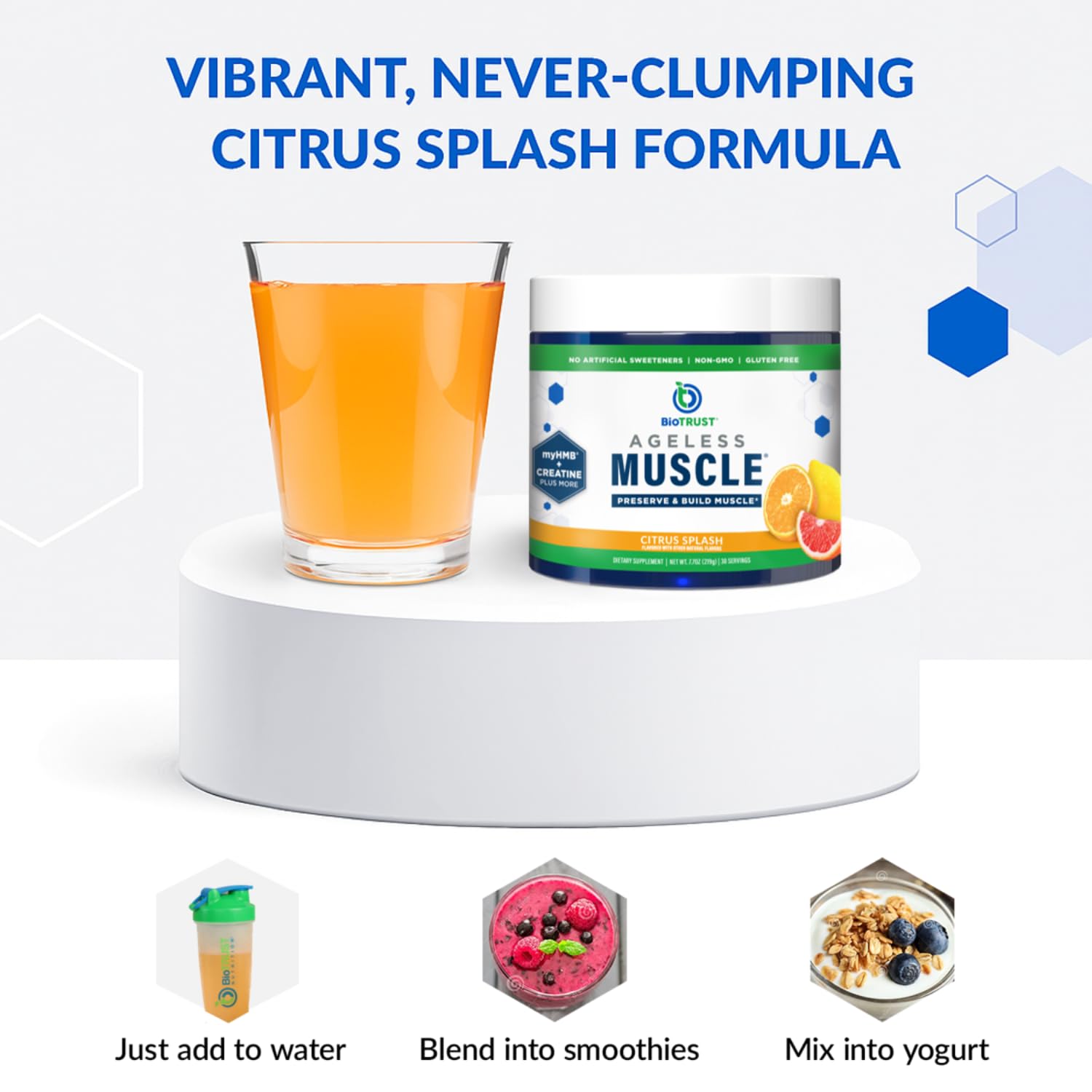 BioTrust Ageless Muscle third party testing supports purity and safety.