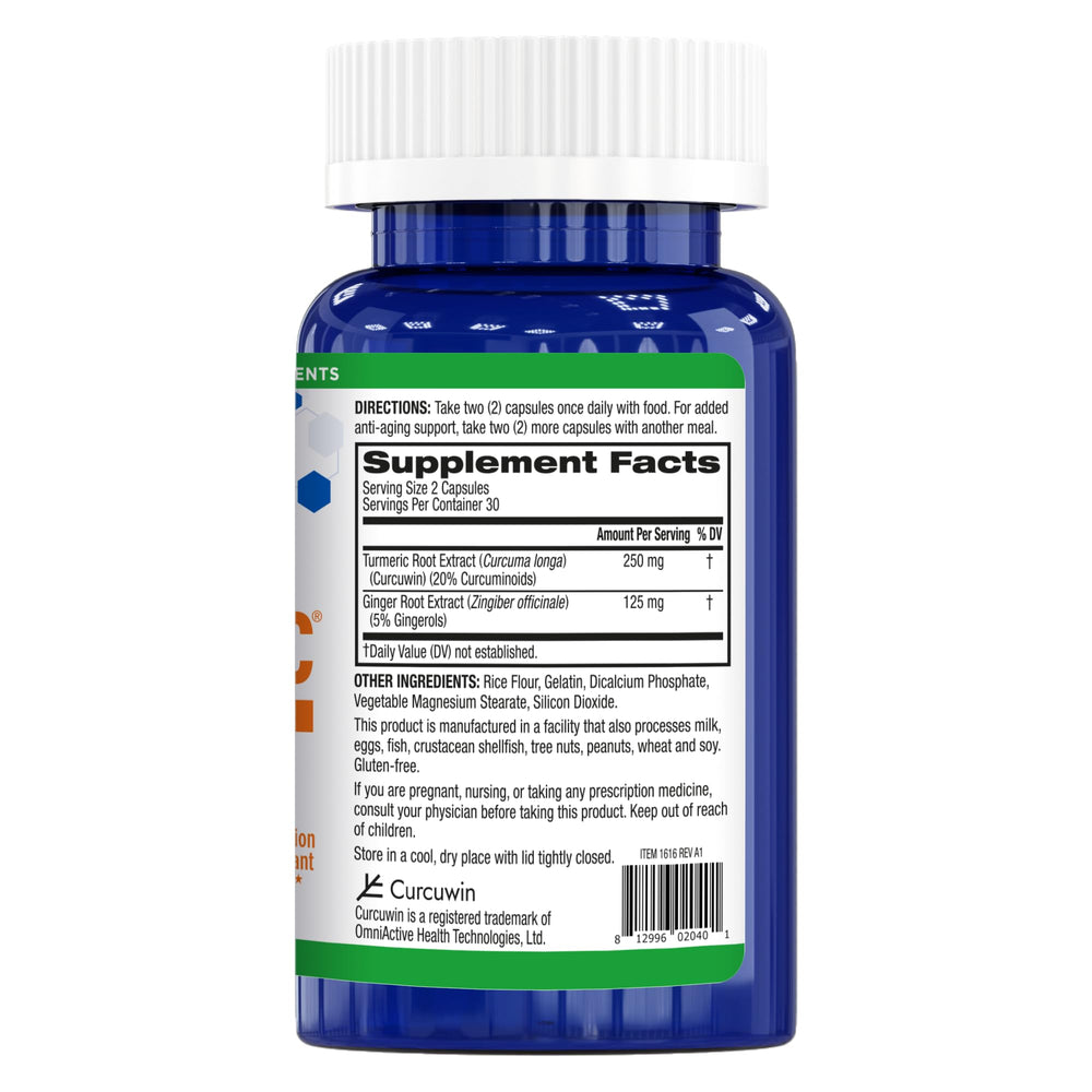 Lifestyle shot of BioTrust Ageless Turmeric as part of a daily ritual