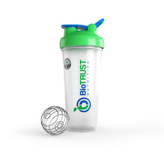 BioTrust BlenderBottle Classic 28oz with loop for easy on-the-go shakes