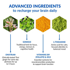 BioTrust Brain Bright capsules closeup emphasizes easy daily use and consistency.