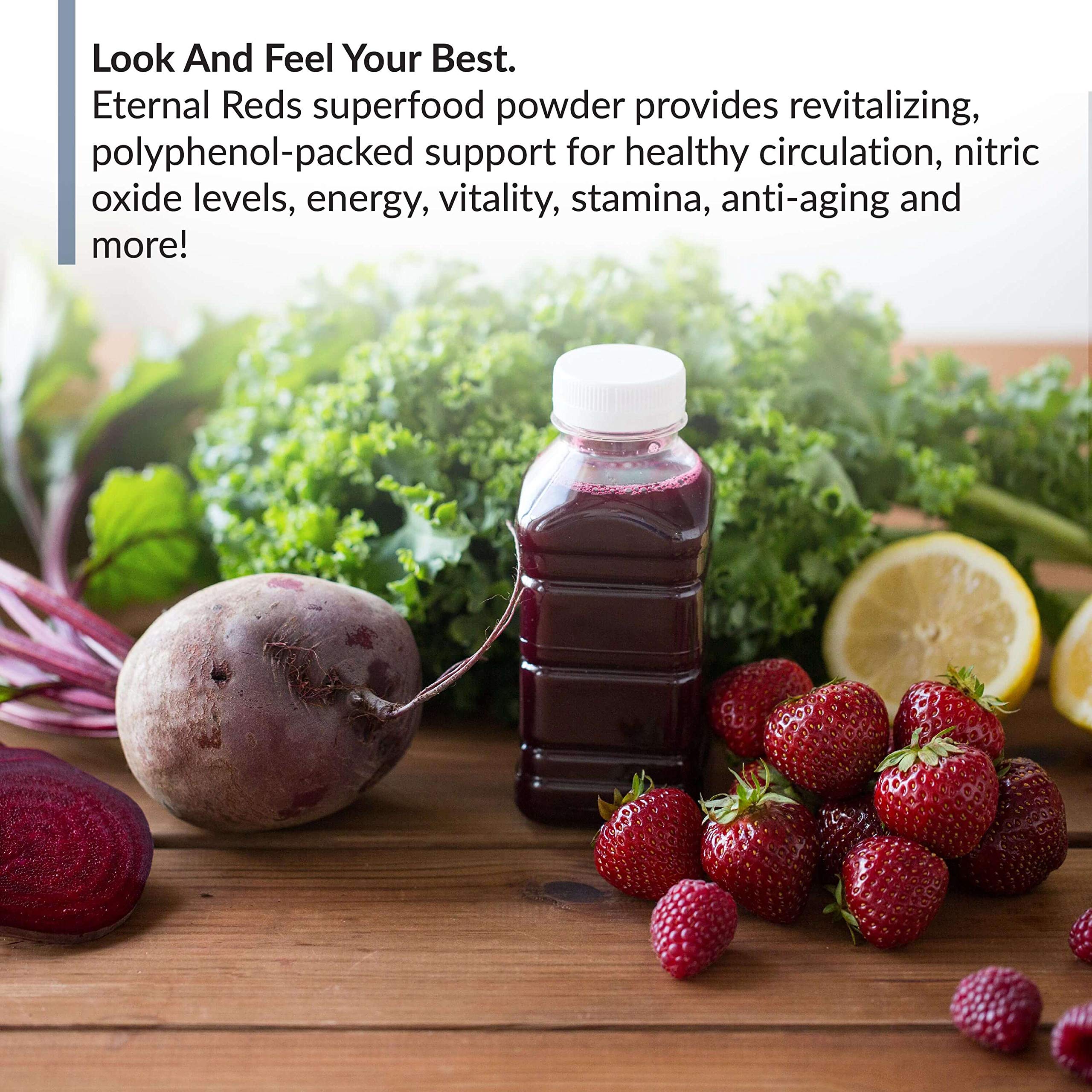 BioTrust Eternal Reds bottle on a clean white surface for everyday wellness.
