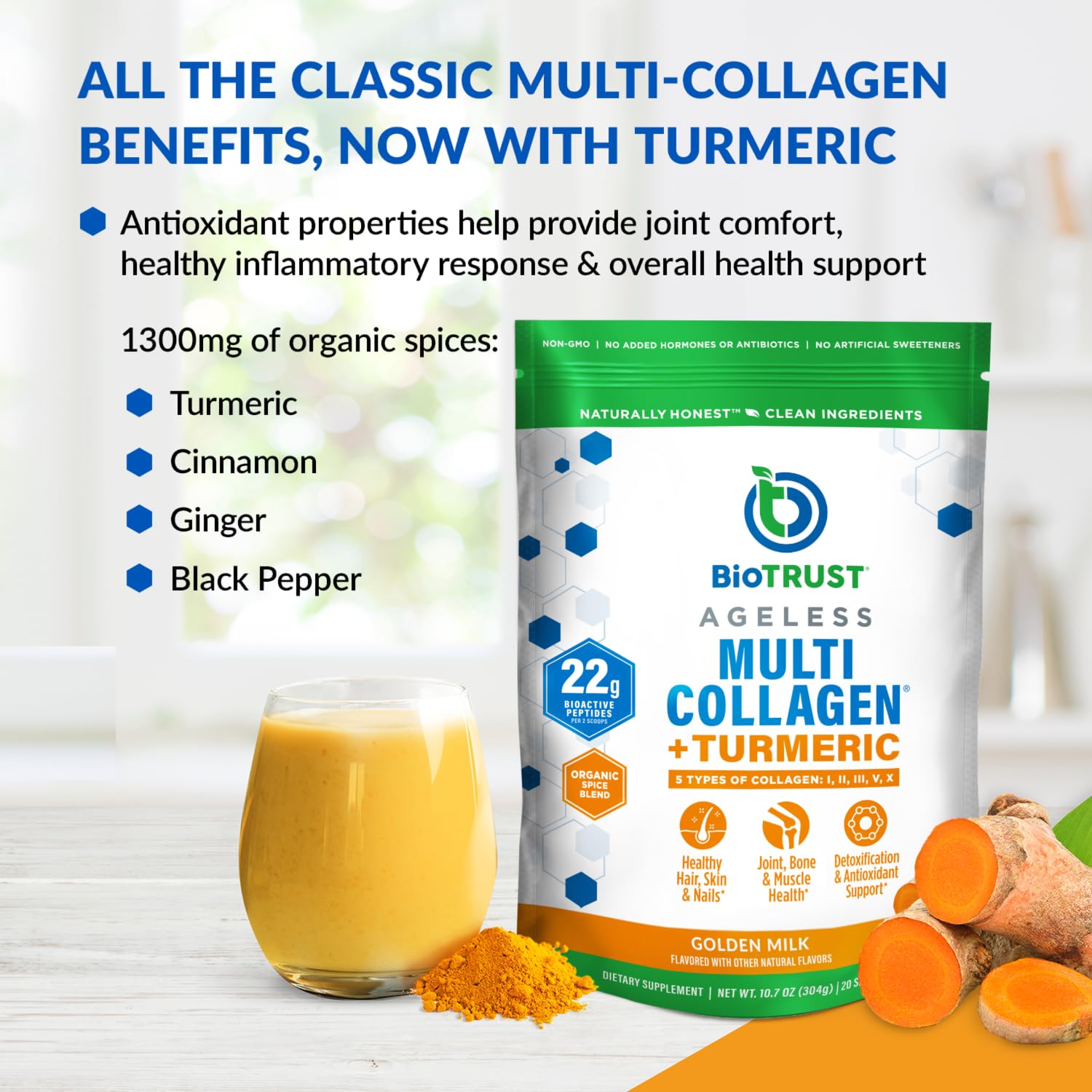 BioTrust Grass-Fed Beef Collagen source icon signaling premium protein origin