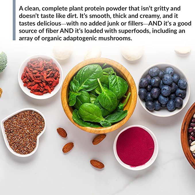 BioTrust Low Carb Plant chocolate box emphasizes digestive enzymes for digestion.