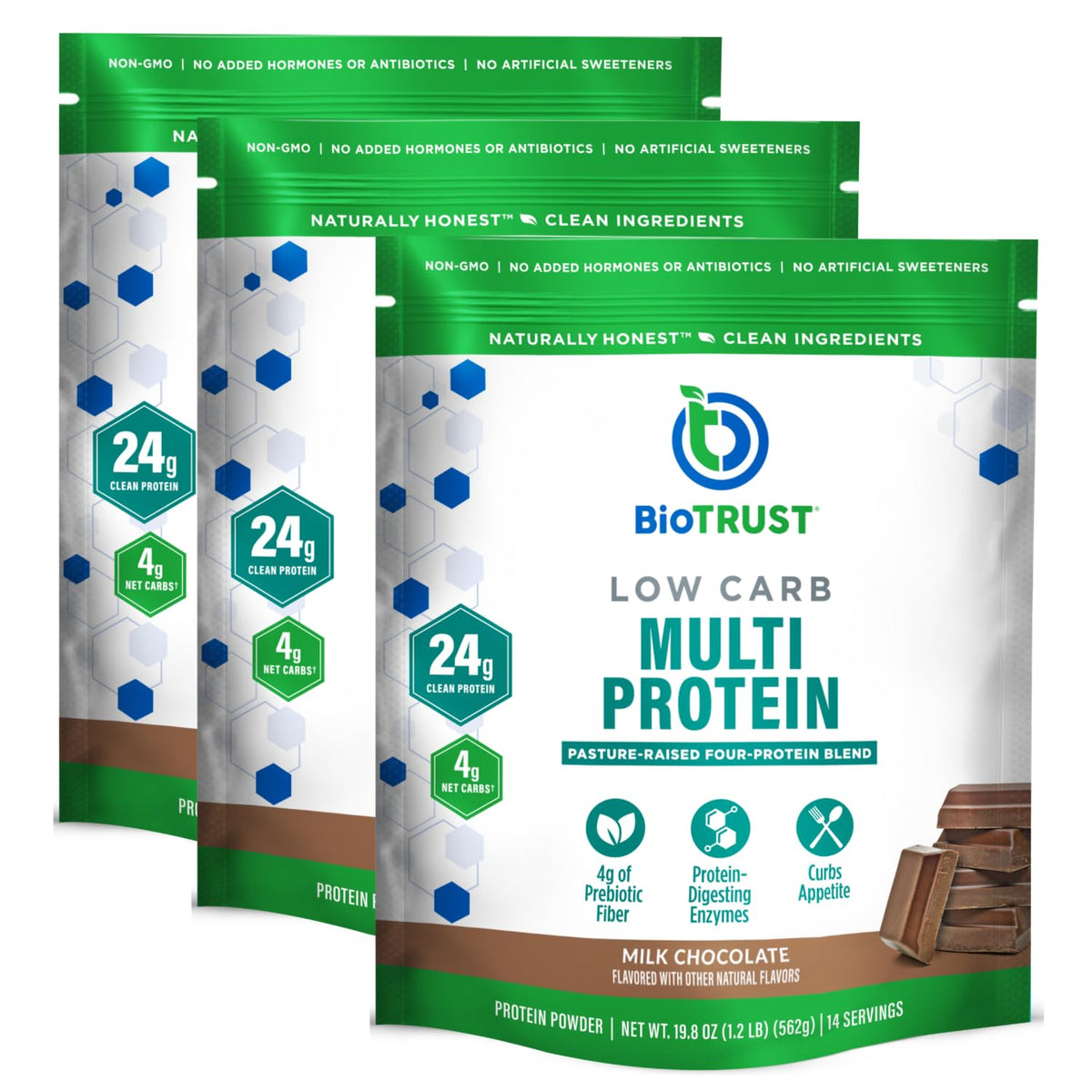 BioTrust Low Carb Protein bottle chocolate for quick high-protein shakes.