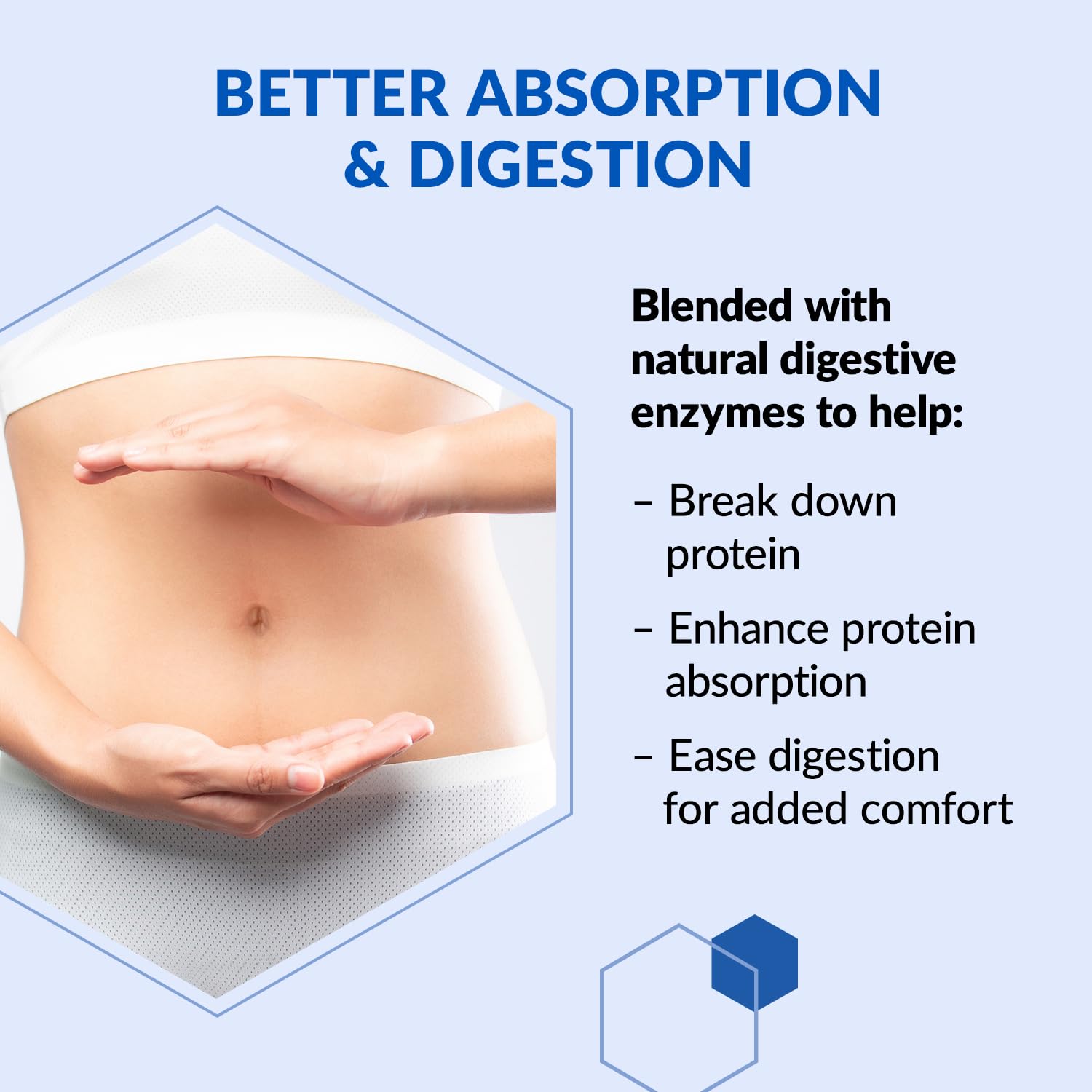 BioTrust digestive enzymes support comfortable protein digestion