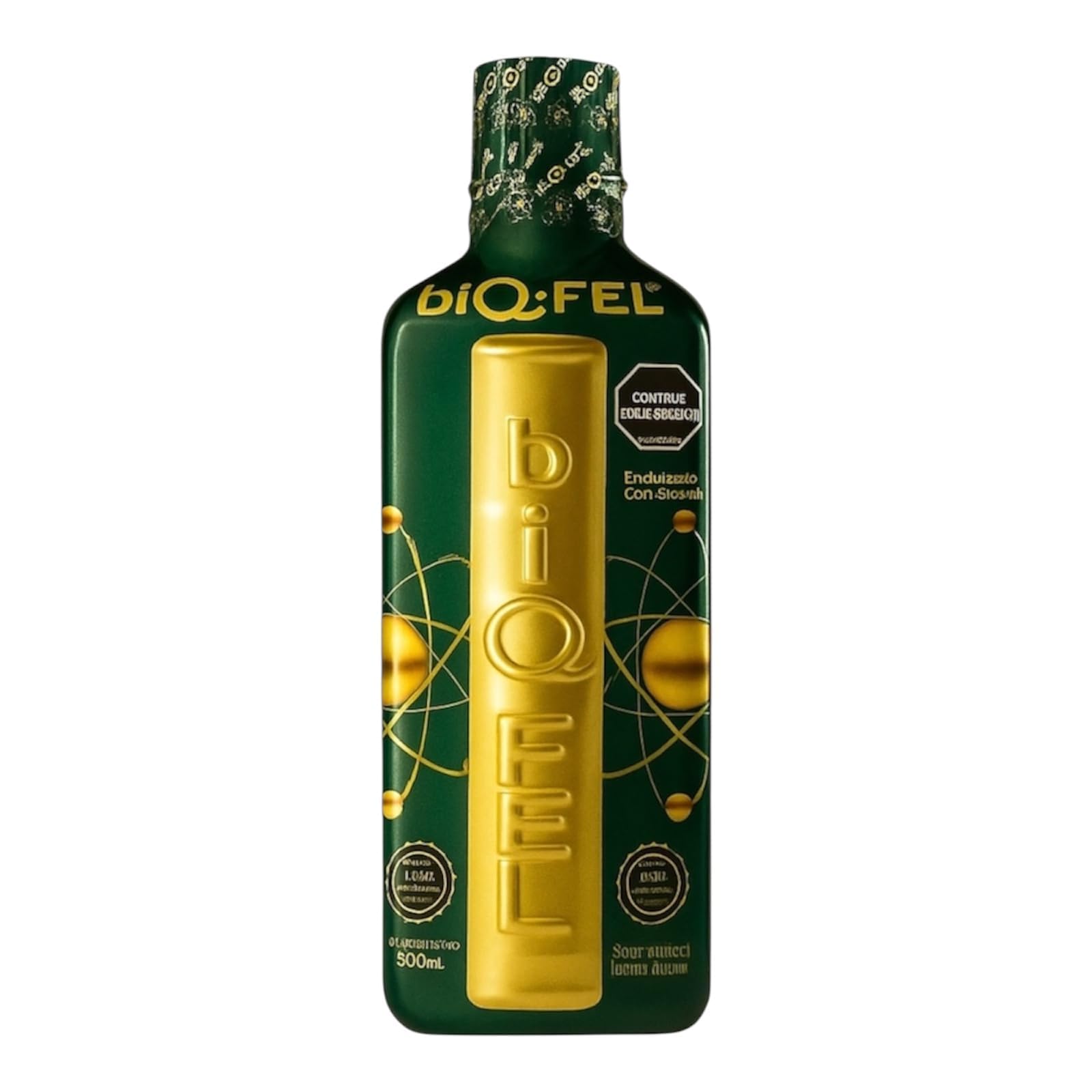 BiQFEL Daily Multivitamic bottle on counter supports daily energy and balance.