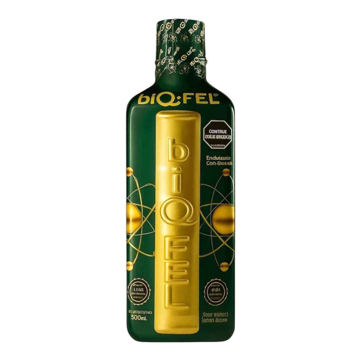 BiQFEL Daily Multivitamic bottle on counter supports daily energy and balance.