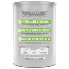 Birdman creatine monohydrate scoop with powder ready to mix