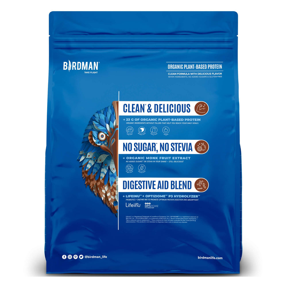 BirdMAN Falcon natural chocolate flavor close-up without artificial additives.