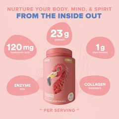 Birdman Fitmingo blender-bottle prepared for creamy shakes.