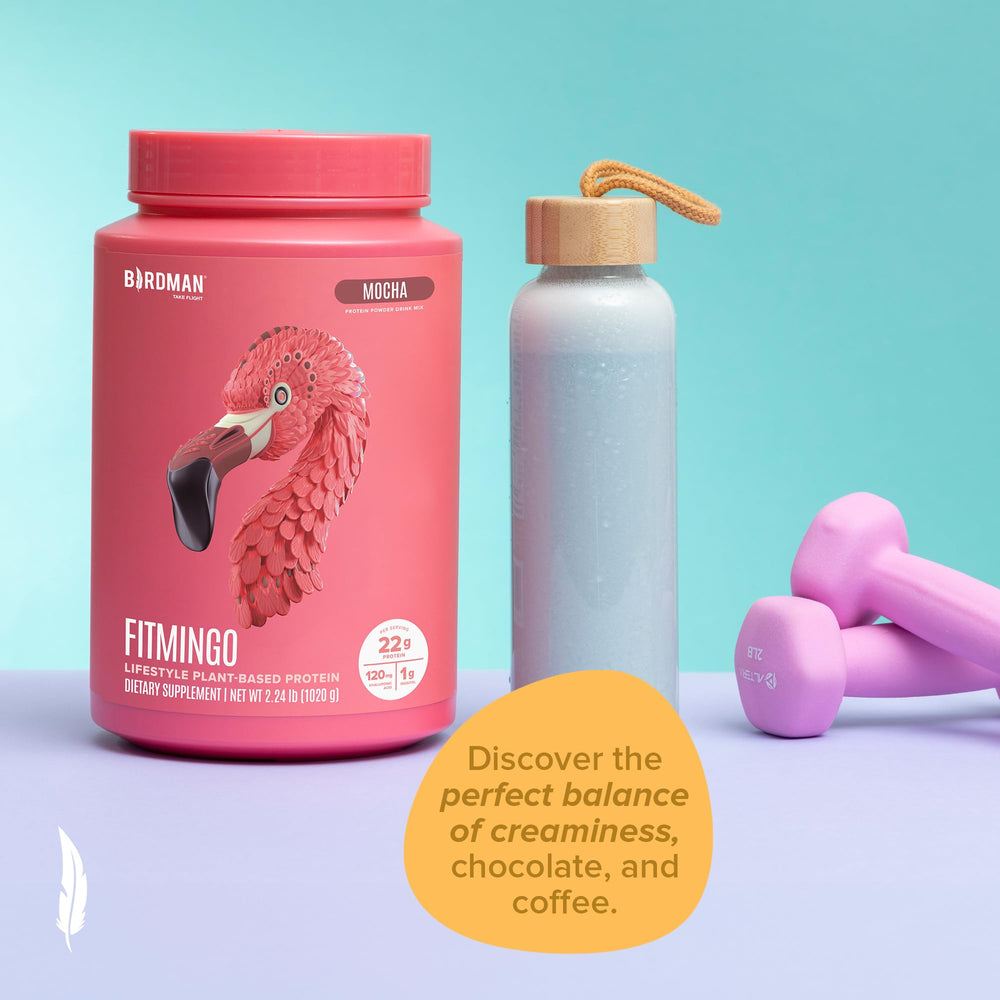 Birdman Fitmingo brand logo on sustainable packaging
