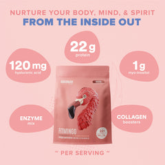 Birdman Fitmingo hyaluronic acid and collagen blend representing beauty support