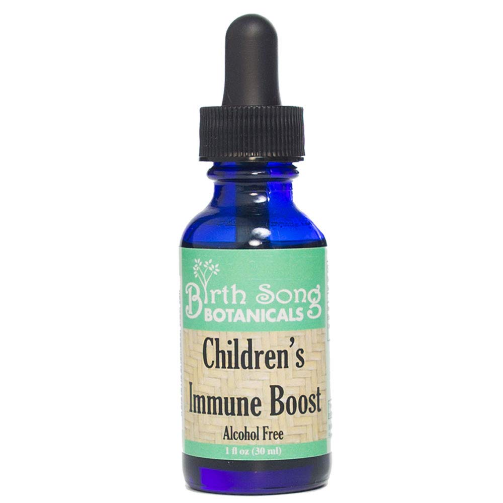 Birth Song Botanicals immune boost tincture bottle for easy dosing and daily support