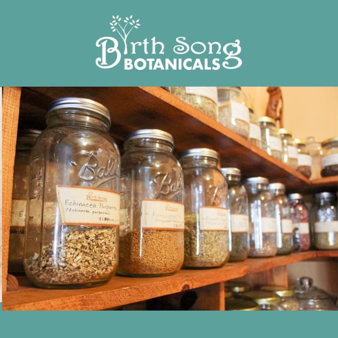 Birth Song Botanicals Fertile Ground packaging on shelf conveying clean preconception care