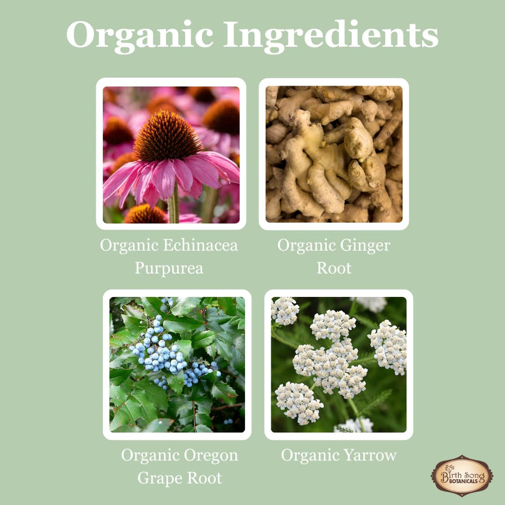 Birth Song Botanicals dosing guide: 1 drop per 5 pounds for kids
