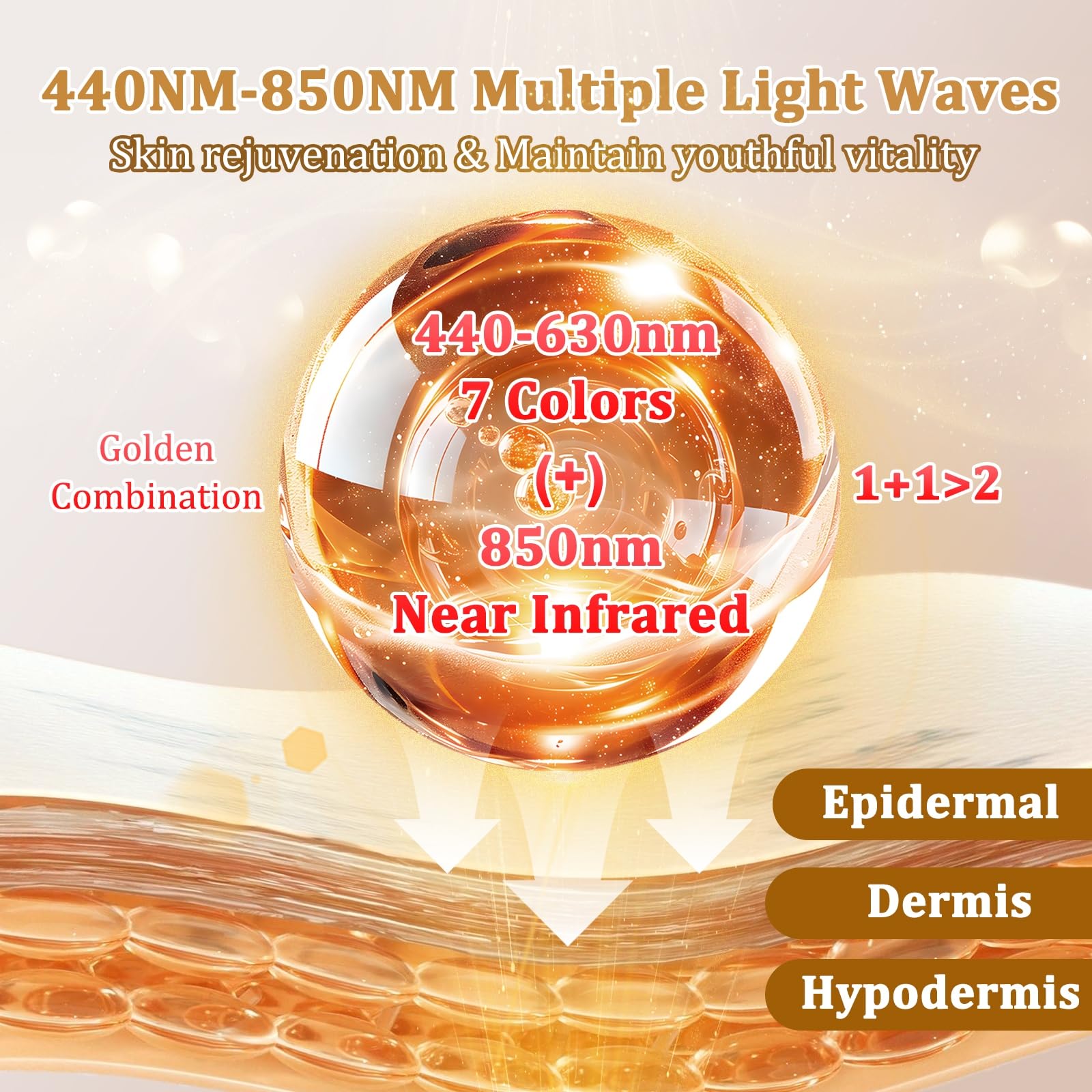 biuufish red light mask closeup silicone skin friendly material