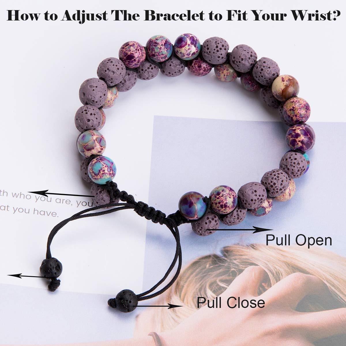 Purple Bivei diffuser bracelet blends fashion with portable aromatherapy