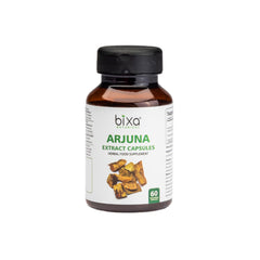 Bixa Botanical Arjuna capsules bottle offers convenient daily use for holistic support.
