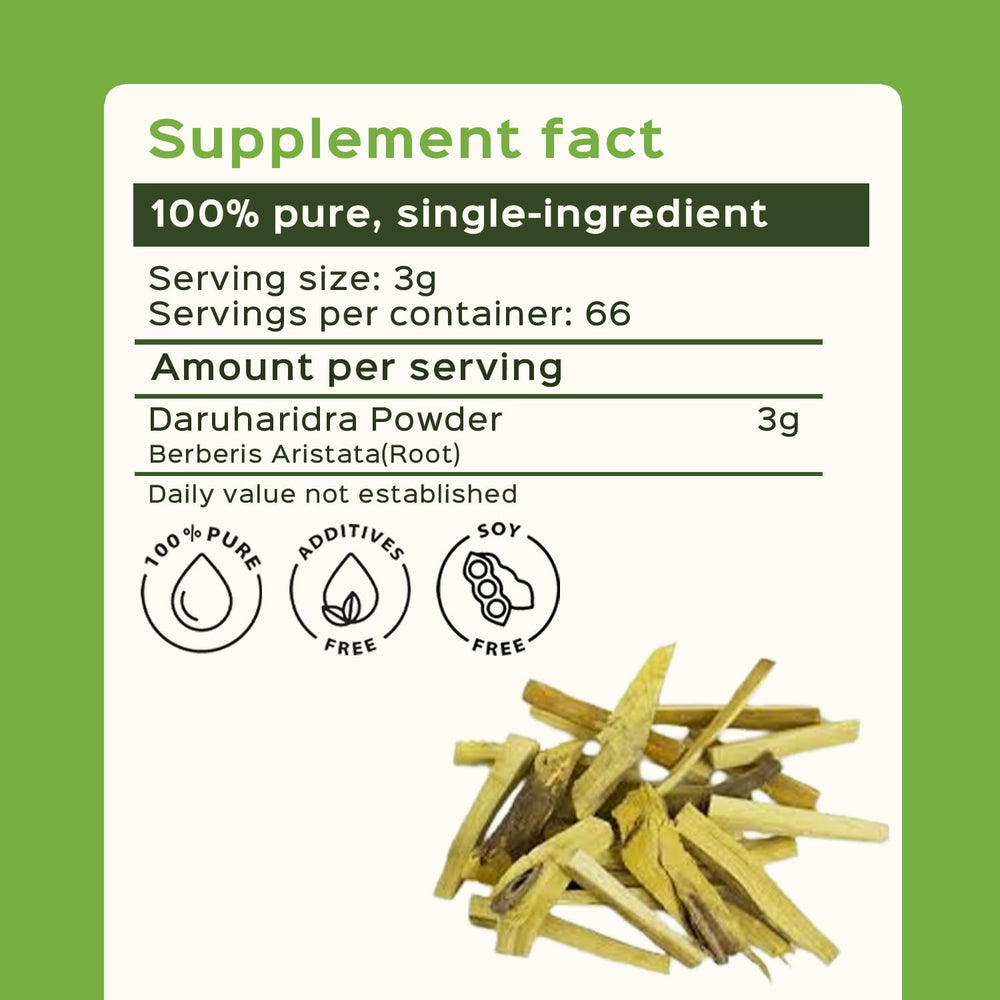 bixa BOTANICAL Berberry Root Powder scoop demonstrates convenient dosing