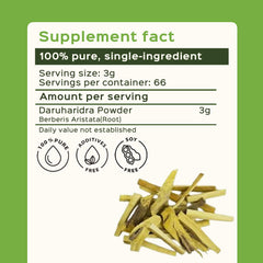 bixa BOTANICAL Berberry Root Powder scoop demonstrates convenient dosing