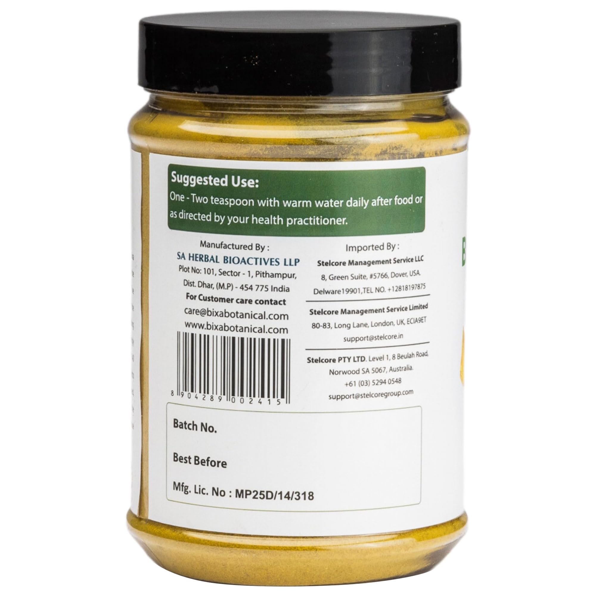 bixa BOTANICAL Berberry Root Powder usage in a herb blend for flavor and color