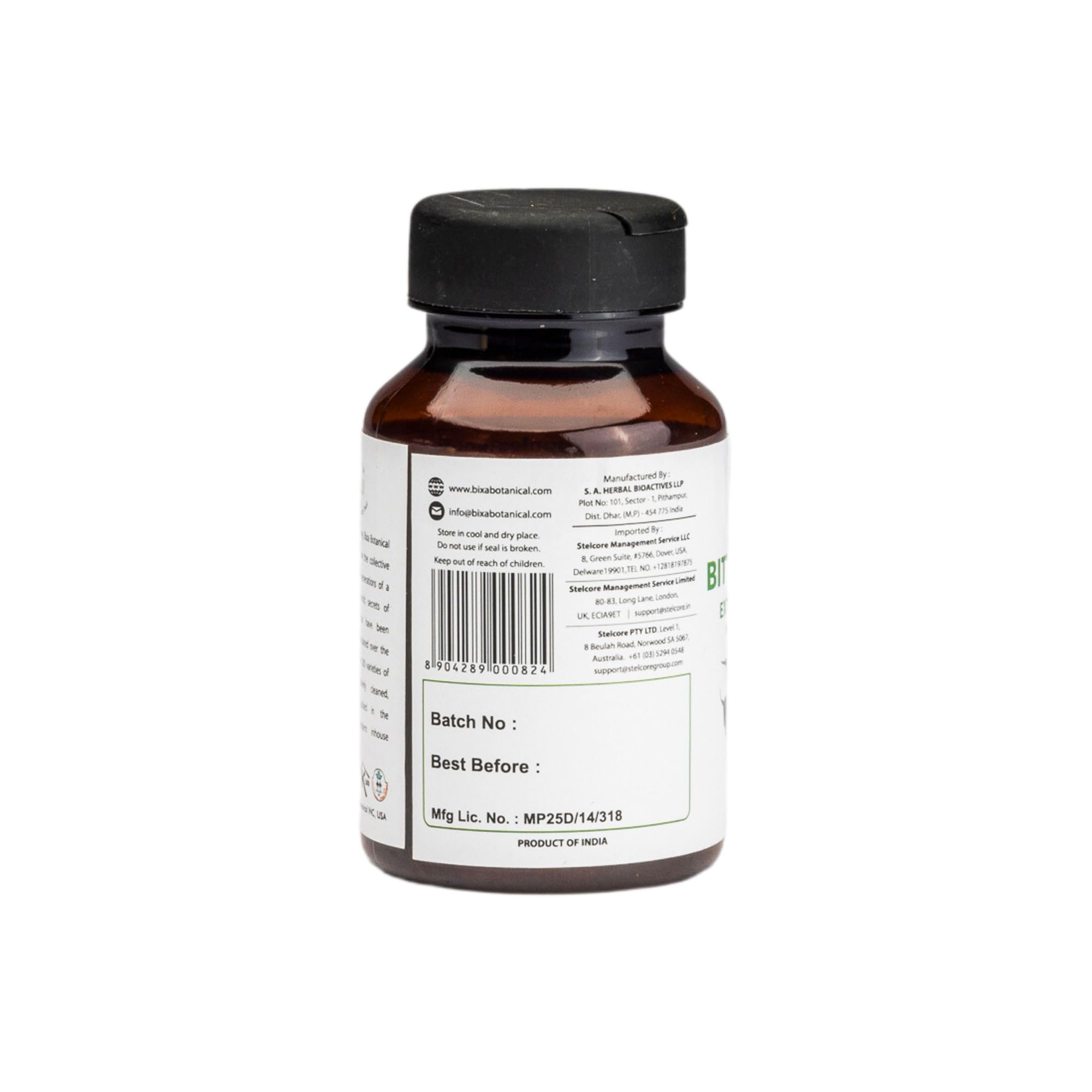 bixa BOTANICAL Bitter Melon capsules on a clean background for versatile daily use.