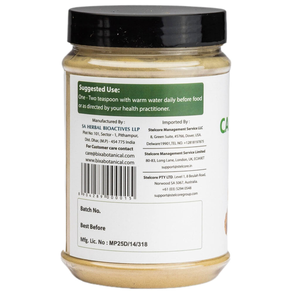 Caralluma Fimbriata powder bottle by Bixa Botanical on a clean surface