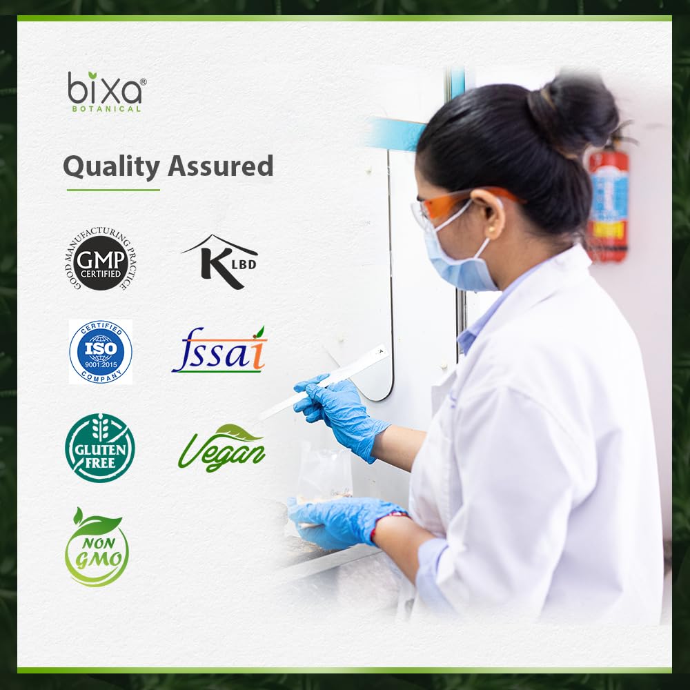 Bixa Botanical Safed Musli brand emblem and heritage banner