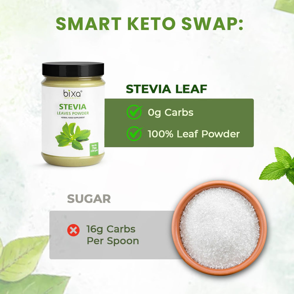 bixa BOTANICAL Stevia powder ready for baking and cooking