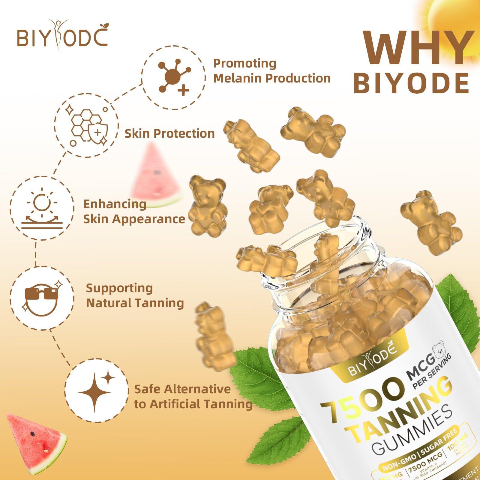 BIYODE astaxanthin-lycopene booster bottle highlights antioxidant protection.