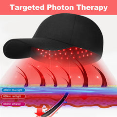 BJR red light therapy panel side view showing compact wearable design