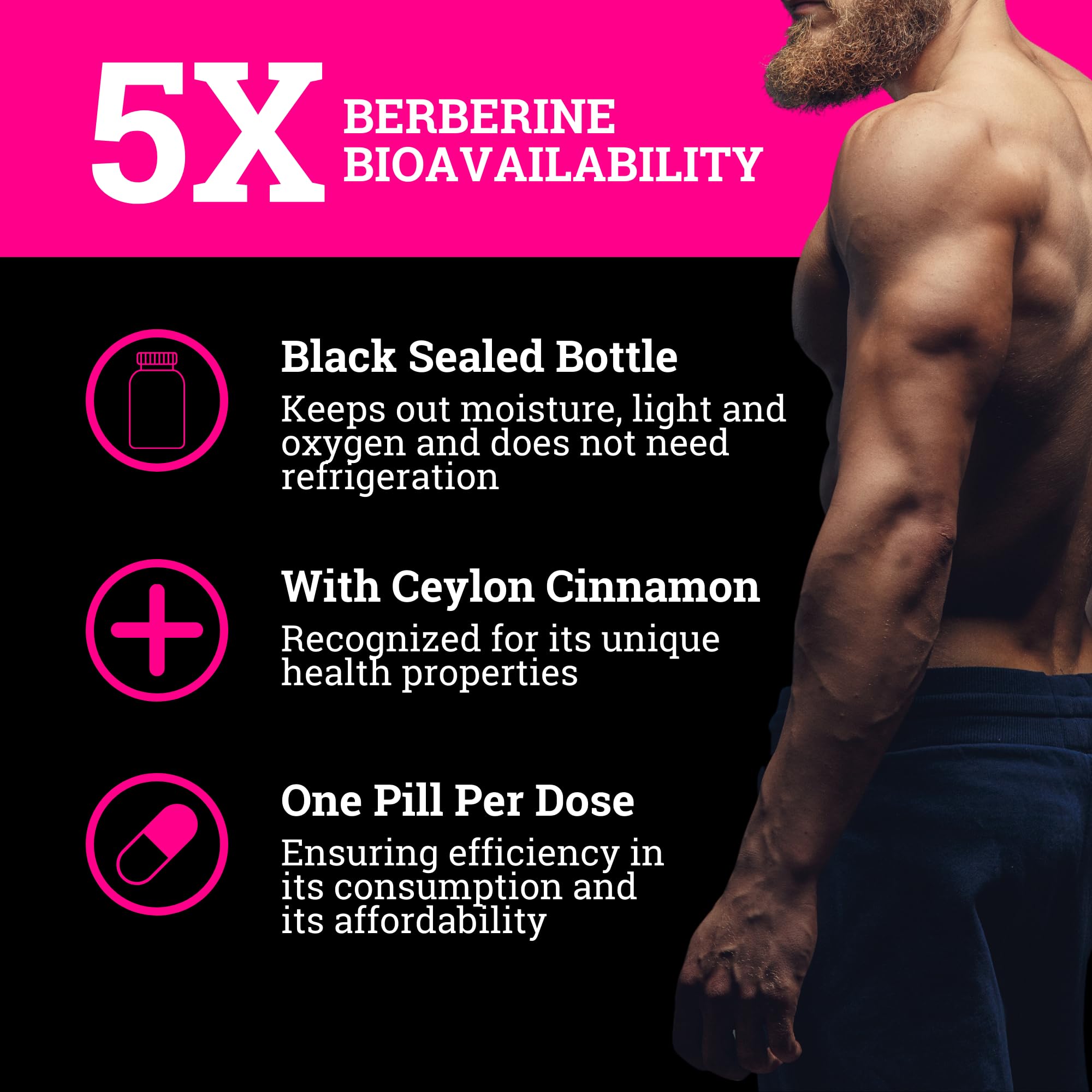 Black Forest DHB berberine capsules for easy daily use and balance