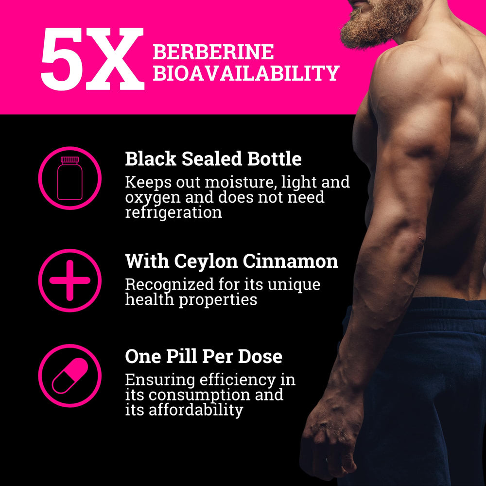 Black Forest DHB berberine capsules for easy daily use and balance