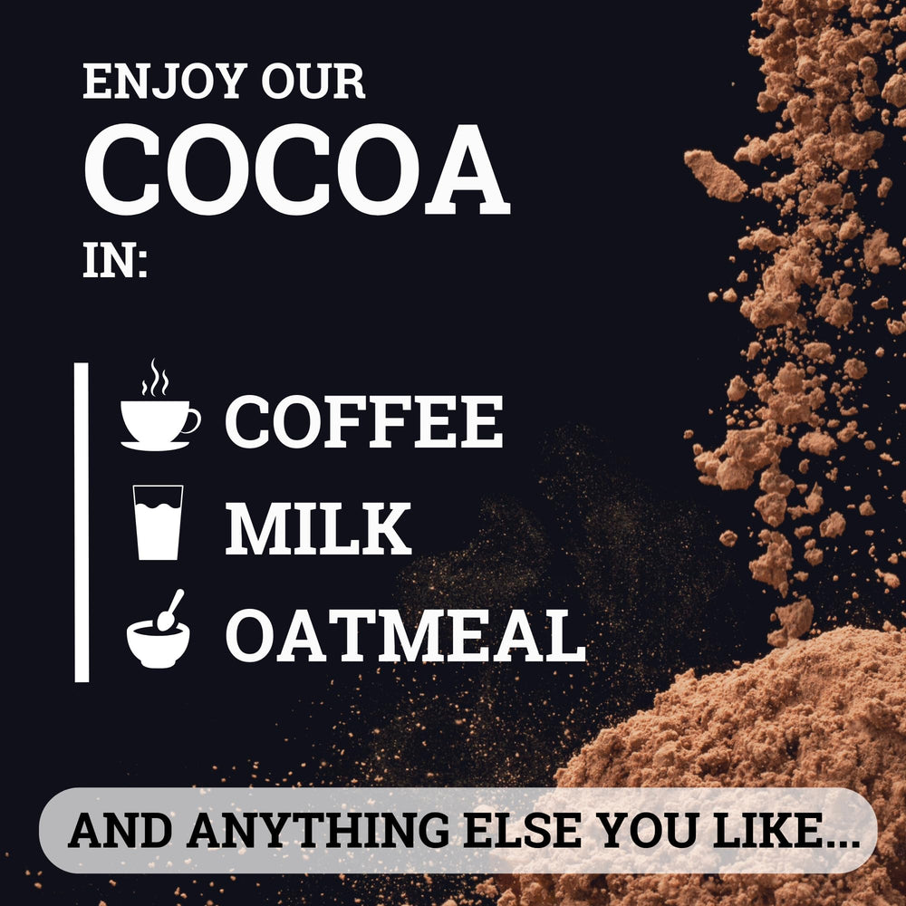 Illustration of 600mg epicatechin in Black Forest cocoa powder for nitric oxide use
