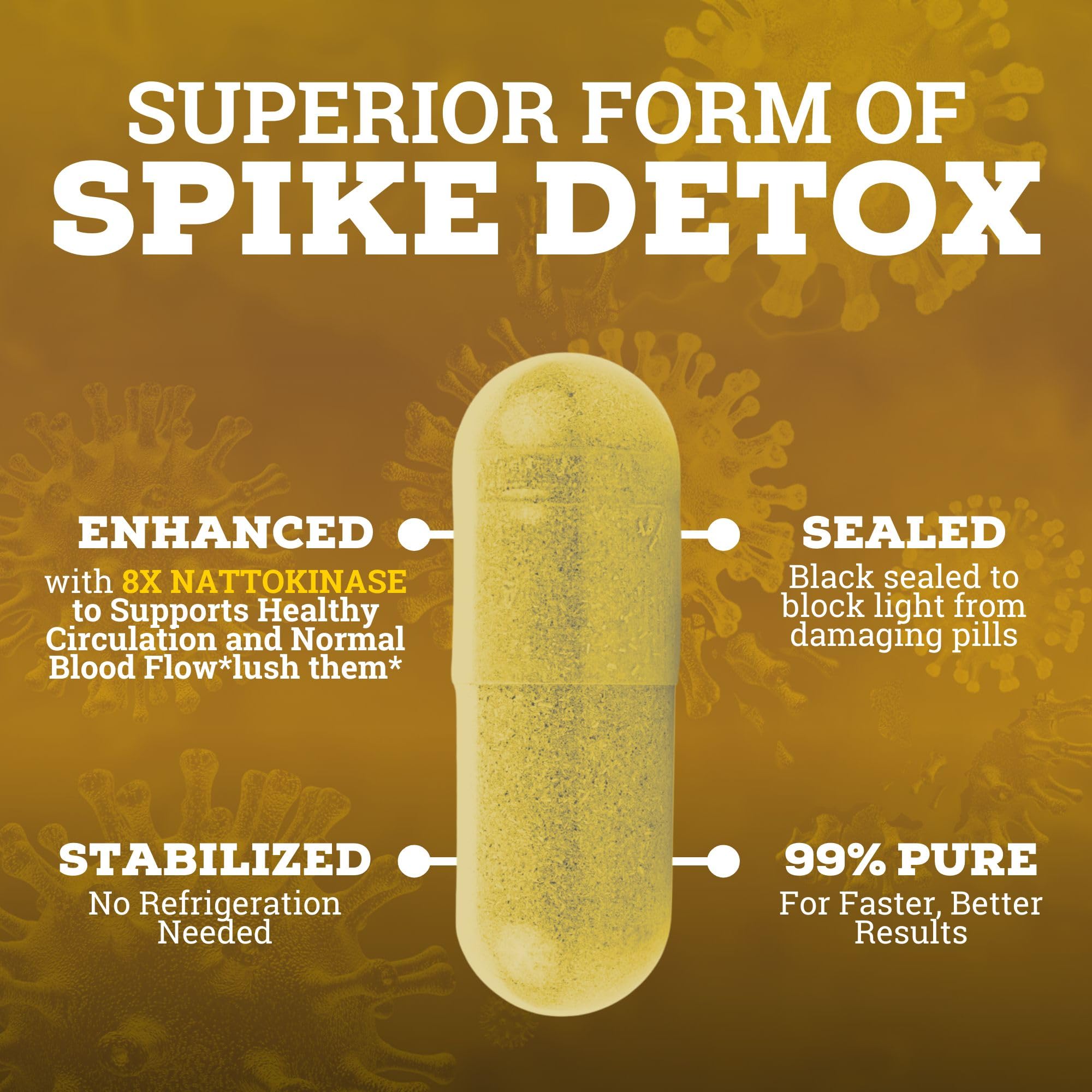 Black Forest Spike Detox in-use glass suggesting a calm wellness ritual setup.